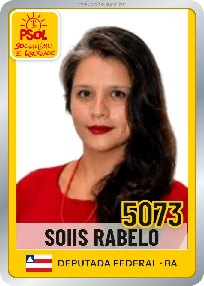 Carta de Soiis Rabelo, número 5073, PSOL