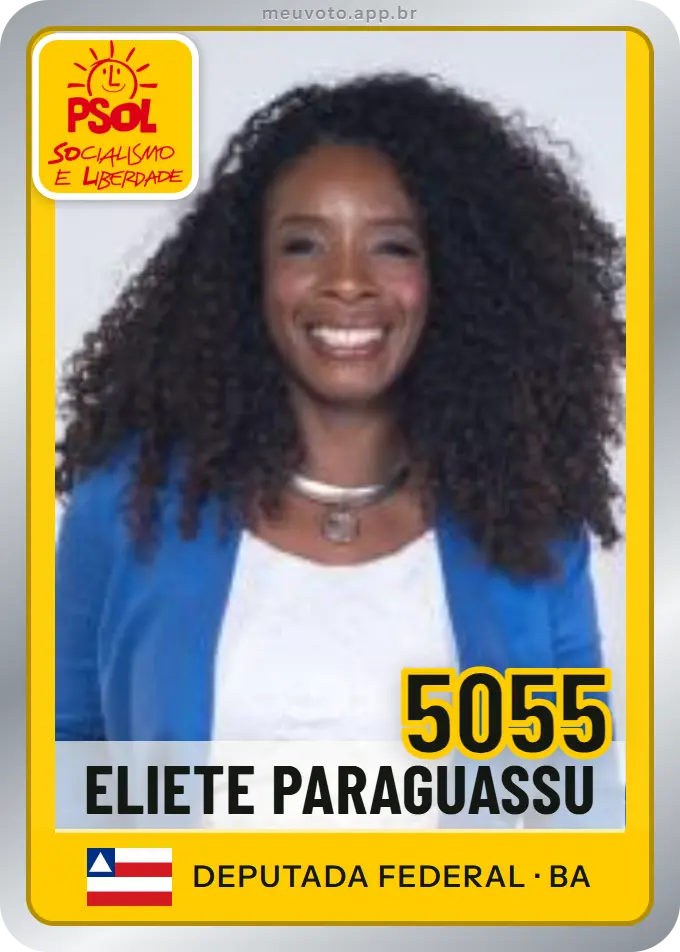 Carta de Eliete Paraguassu, número 5055, PSOL