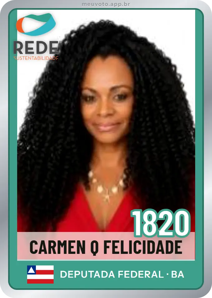 Carta de Carmen  Q  Felicidade, número 1820, Rede