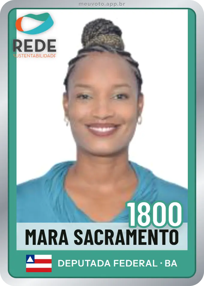 Carta de Mara Sacramento, número 1800, Rede