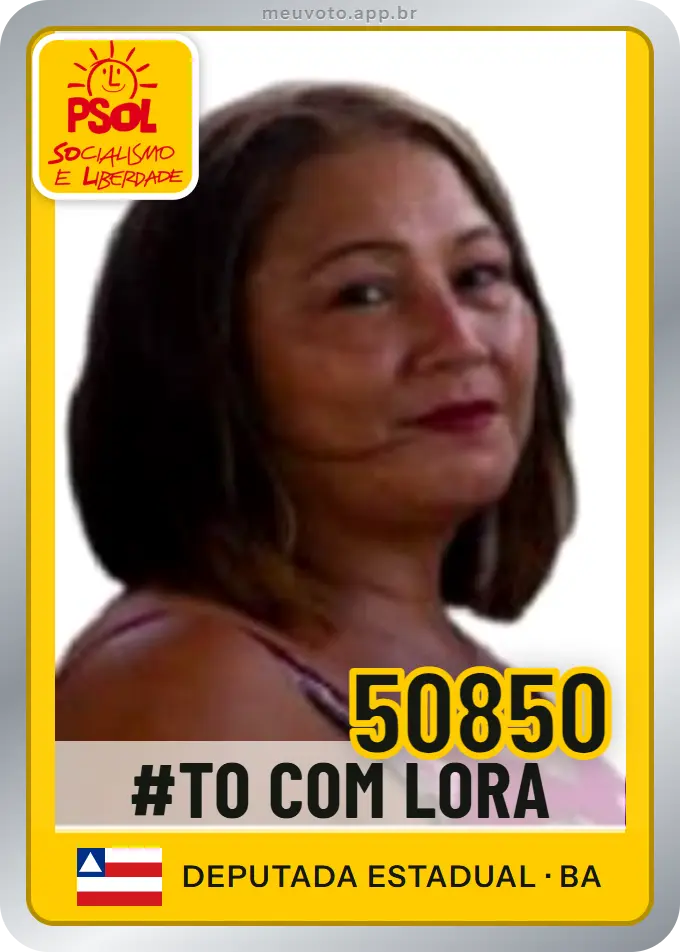 Carta de #to Com Lora, número 50850, PSOL