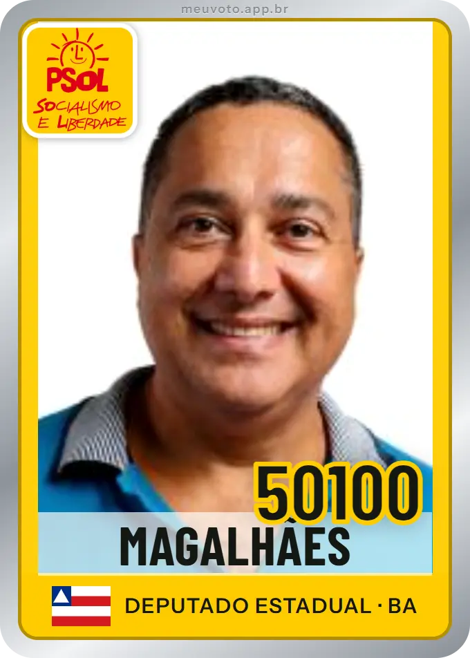 Carta de Magalhães, número 50100, PSOL