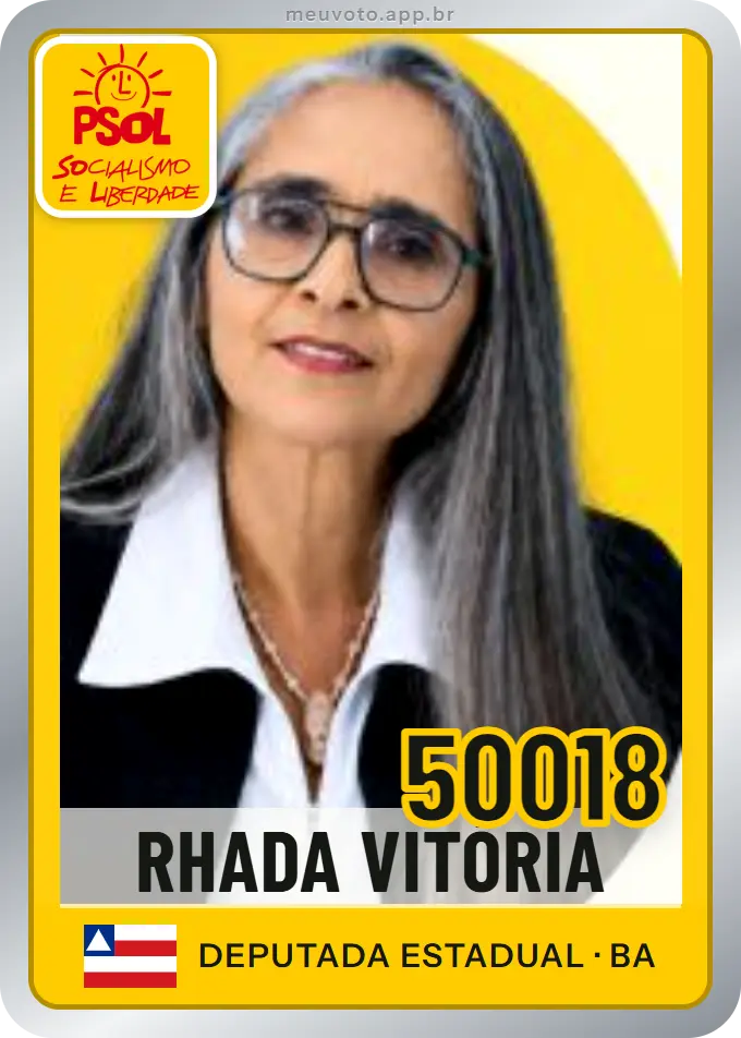 Carta de Rhada Vitória, número 50018, PSOL
