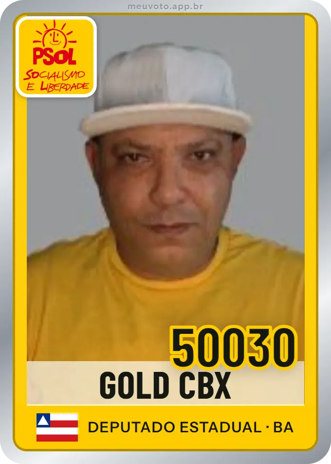 Carta de Gold Cbx, número 50030, PSOL