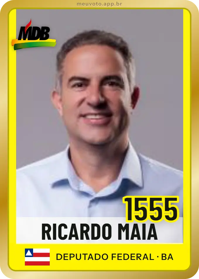 Carta de Ricardo Maia, número 1555, MDB