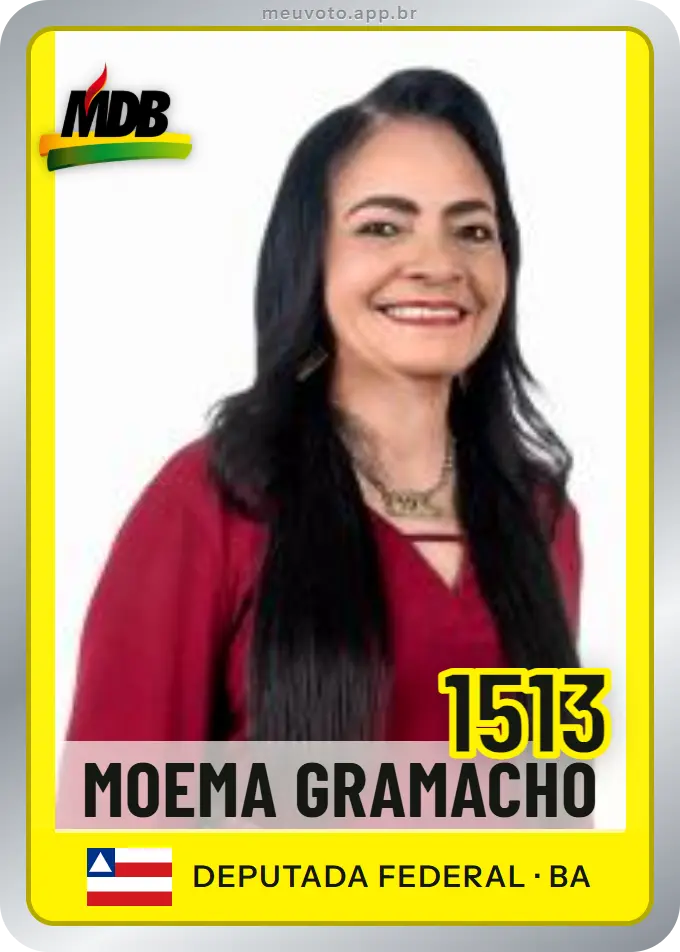 Carta de Moema Gramacho, número 1513, MDB