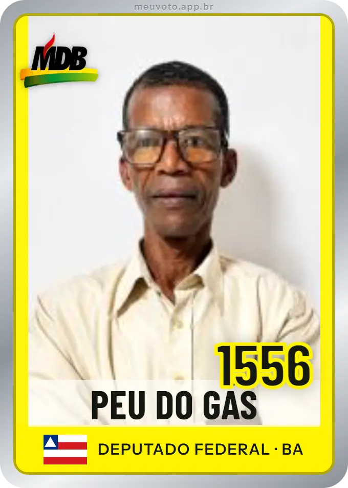 Carta de Peu do Gás, número 1556, MDB