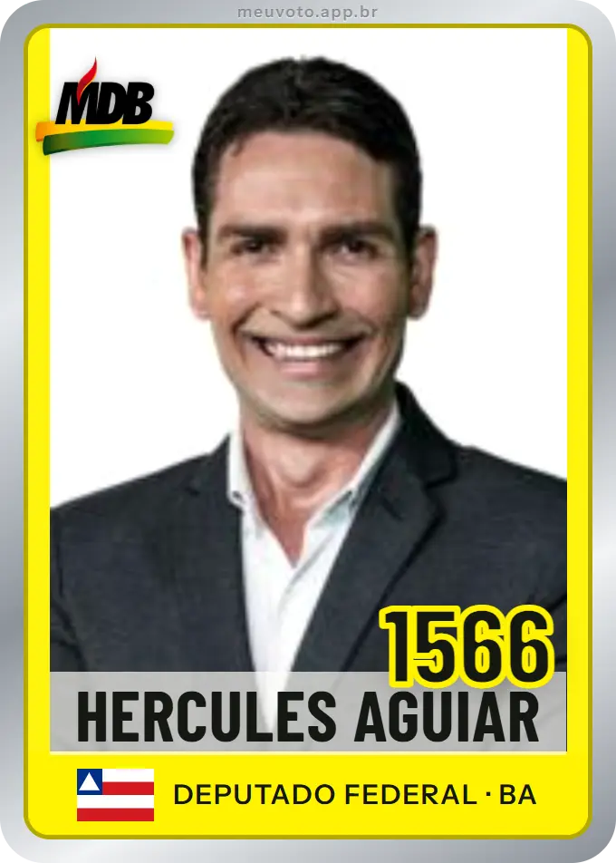 Carta de Hercules Aguiar, número 1566, MDB