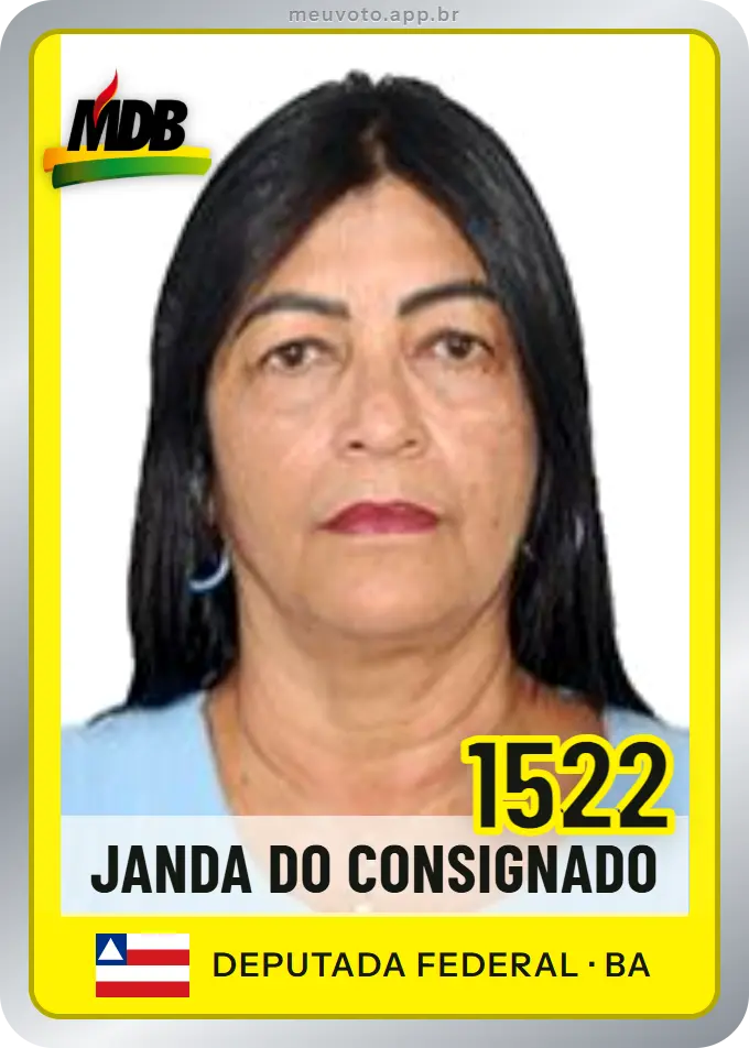 Carta de Janda do Consignado, número 1522, MDB