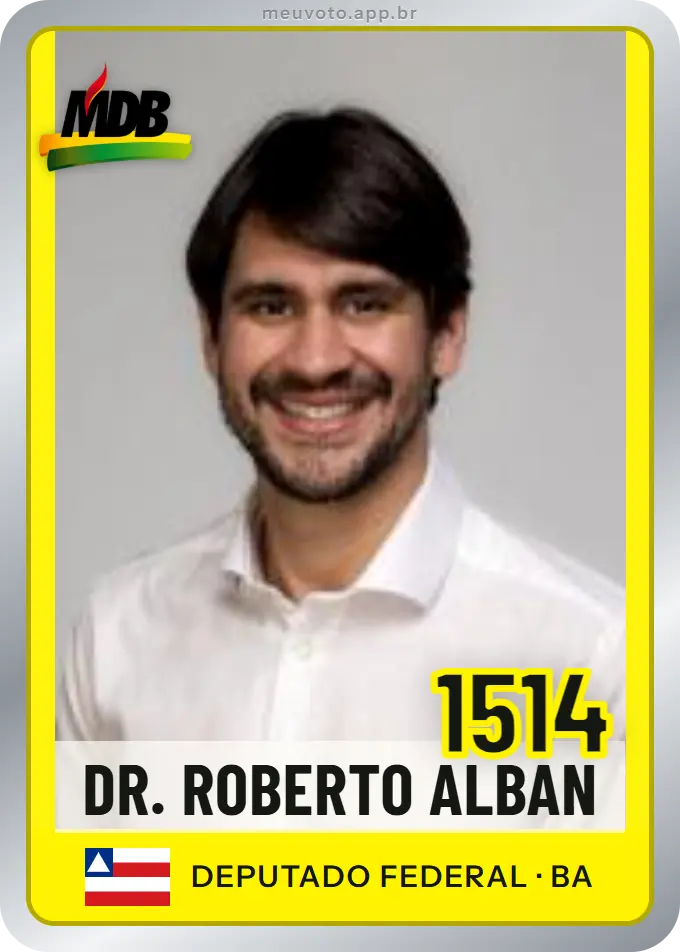 Carta de Dr. Roberto Alban, número 1514, MDB