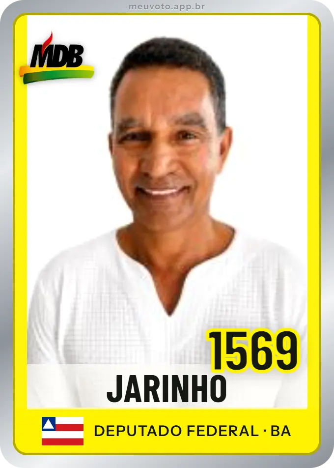 Carta de Jarinho, número 1569, MDB