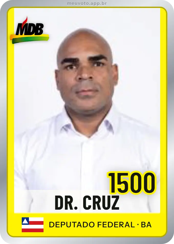 Carta de Dr. Cruz, número 1500, MDB