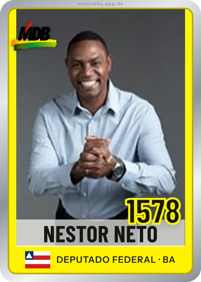 Carta de Nestor Neto, número 1578, MDB