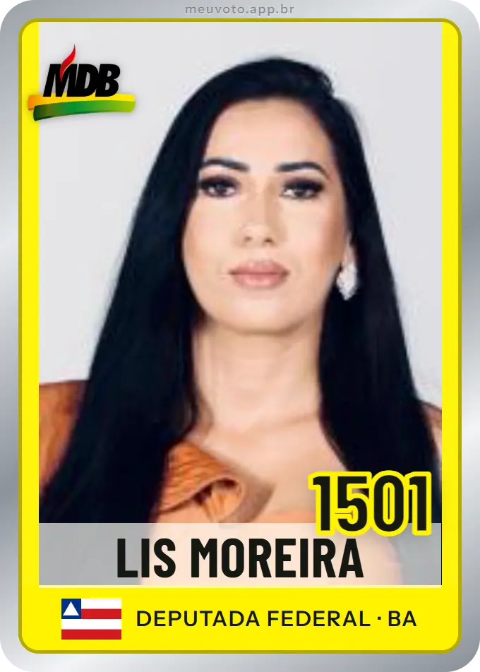 Carta de Lis Moreira, número 1501, MDB
