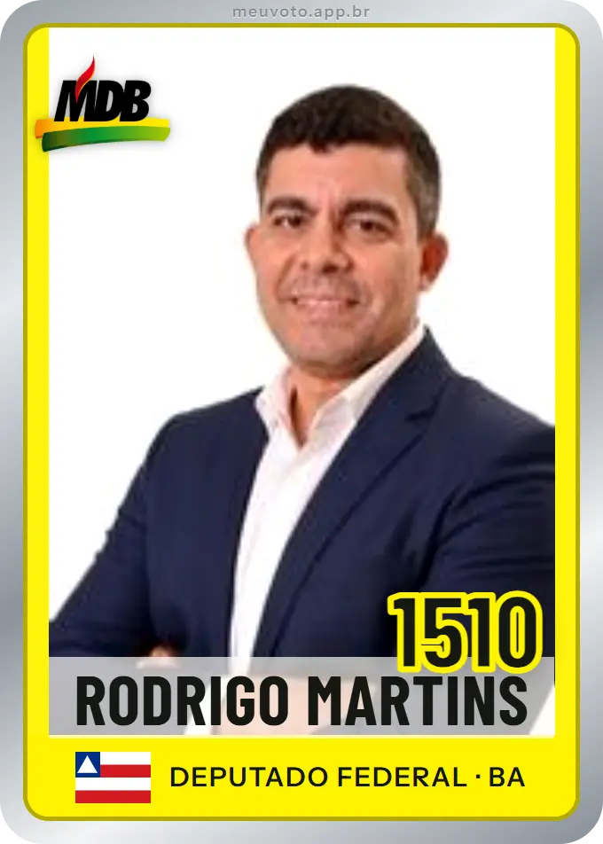Carta de Rodrigo Martins, número 1510, MDB