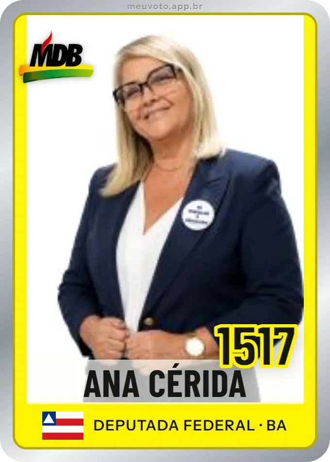 Carta de Ana Cérida, número 1517, MDB