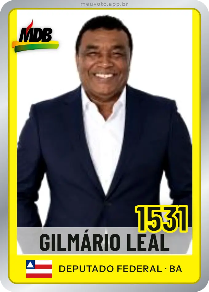 Carta de Gilmário Leal, número 1531, MDB
