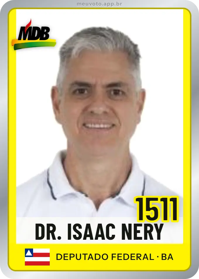 Carta de Dr. Isaac Nery, número 1511, MDB