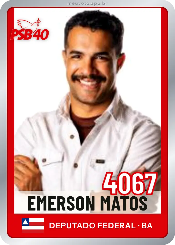 Carta de Emerson Matos, número 4067, PSB