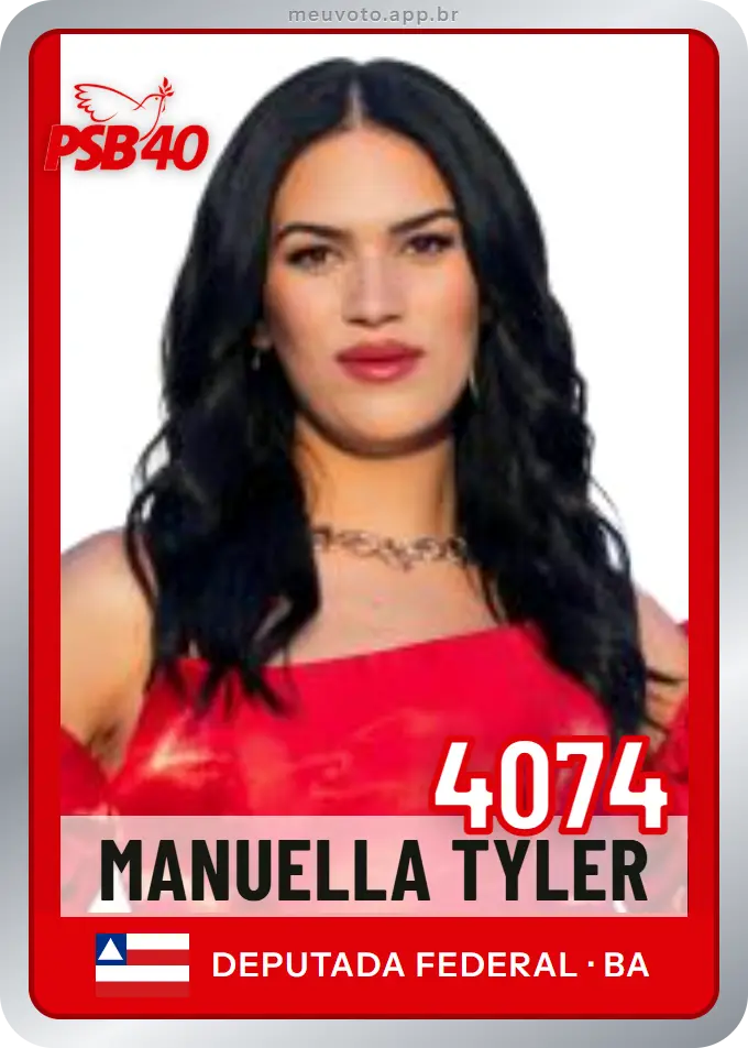 Carta de Manuella Tyler, número 4074, PSB