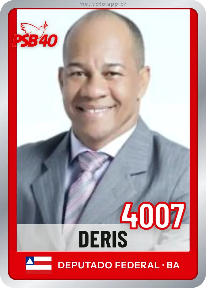 Carta de Deris, número 4007, PSB