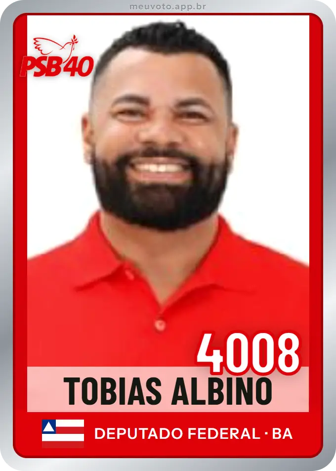 Carta de Tobias Albino, número 4008, PSB