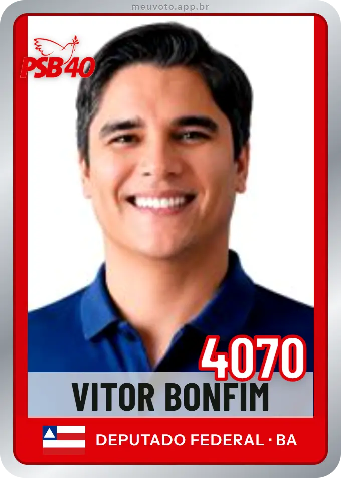 Carta de Vitor Bonfim, número 4070, PSB