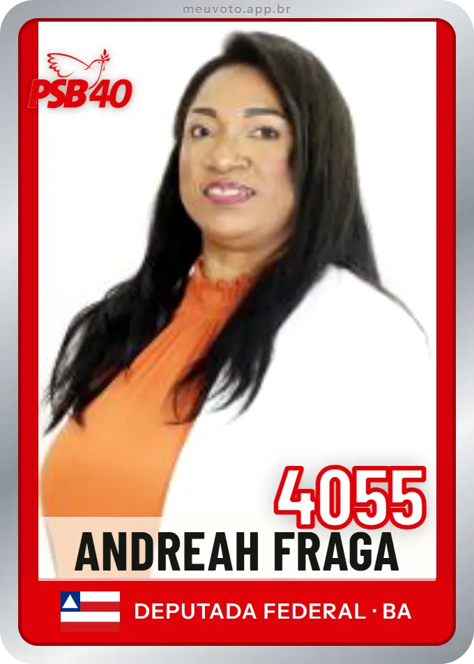 Carta de Andreah Fraga, número 4055, PSB
