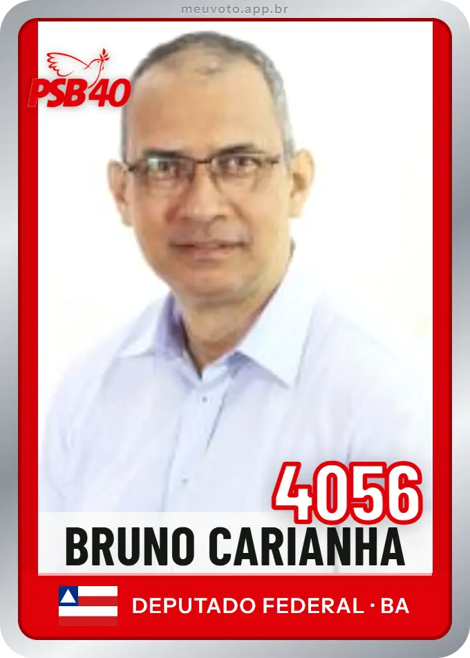 Carta de Bruno Carianha, número 4056, PSB