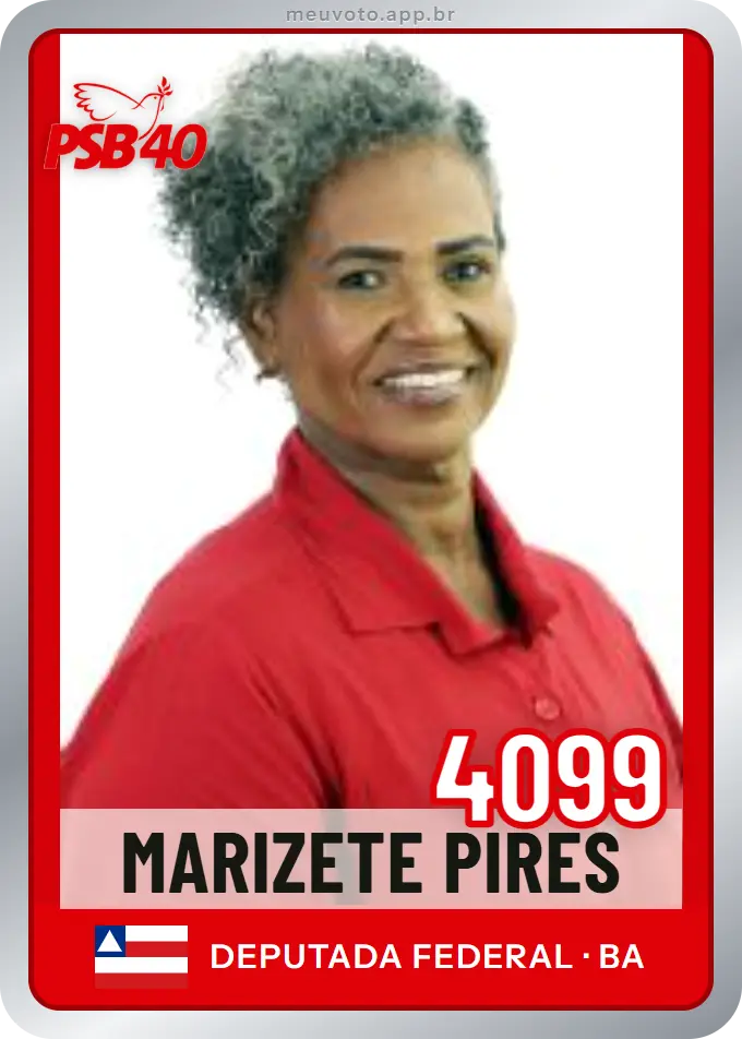Carta de Marizete Pires, número 4099, PSB