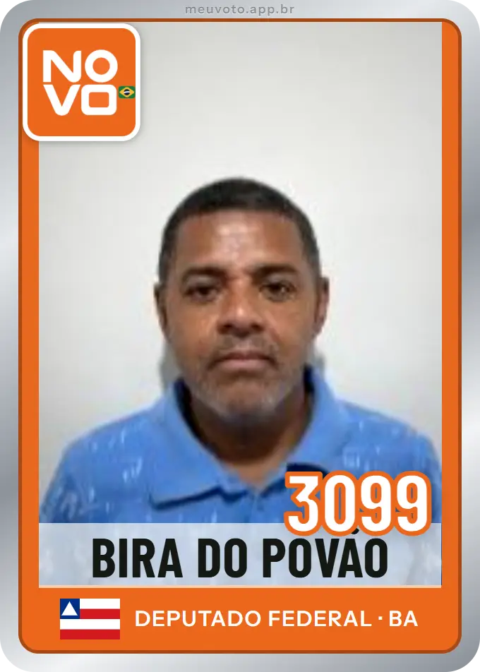 Carta de Bira do Povão, número 3099, Novo
