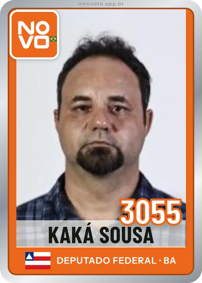 Carta de Kaká Sousa, número 3055, Novo