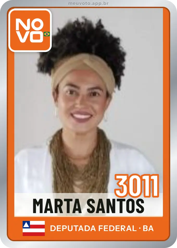 Carta de Marta Santos, número 3011, Novo