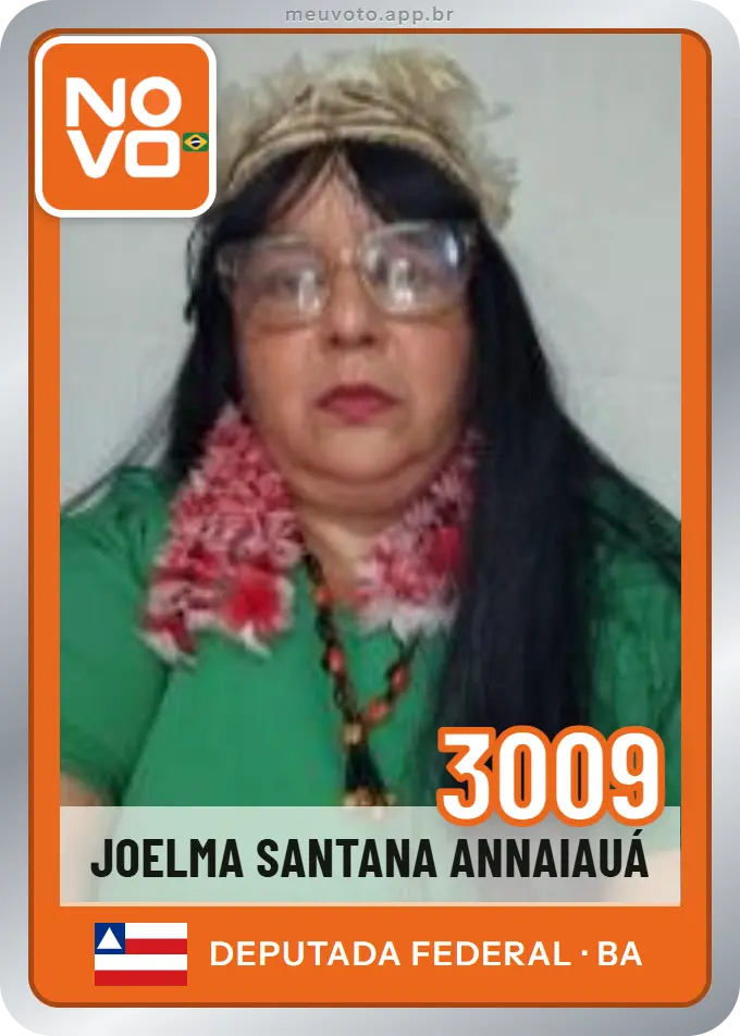 Carta de Joelma Santana Annaiauá, número 3009, Novo