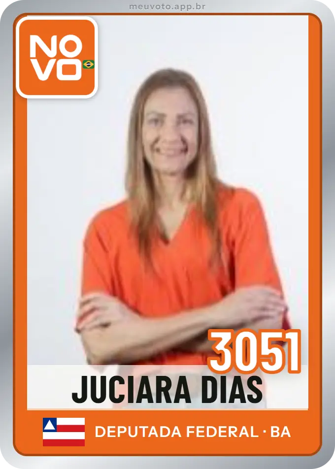 Carta de Juciara Dias, número 3051, Novo