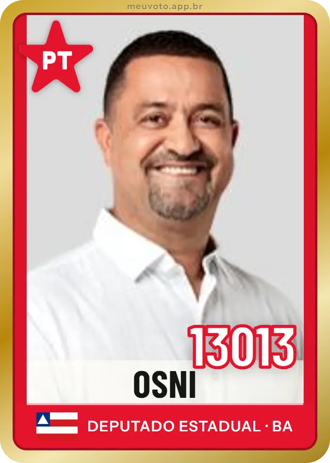 Carta de Osni, número 13013, PT