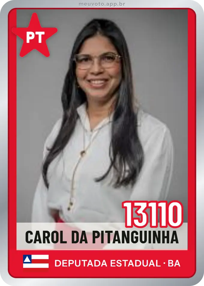 Carta de Carol da Pitanguinha, número 13110, PT