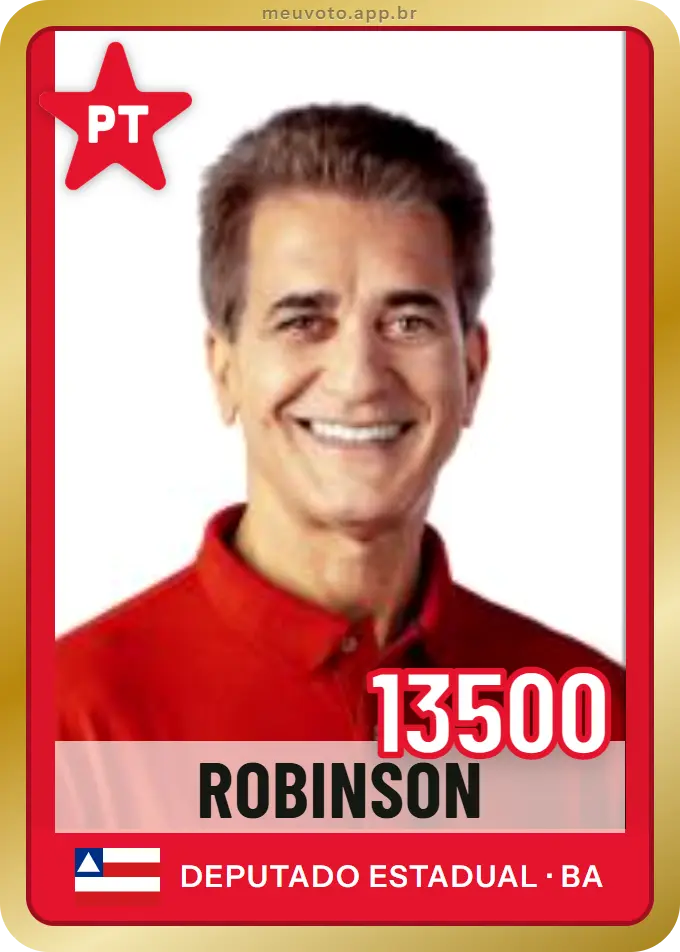 Carta de Robinson, número 13500, PT