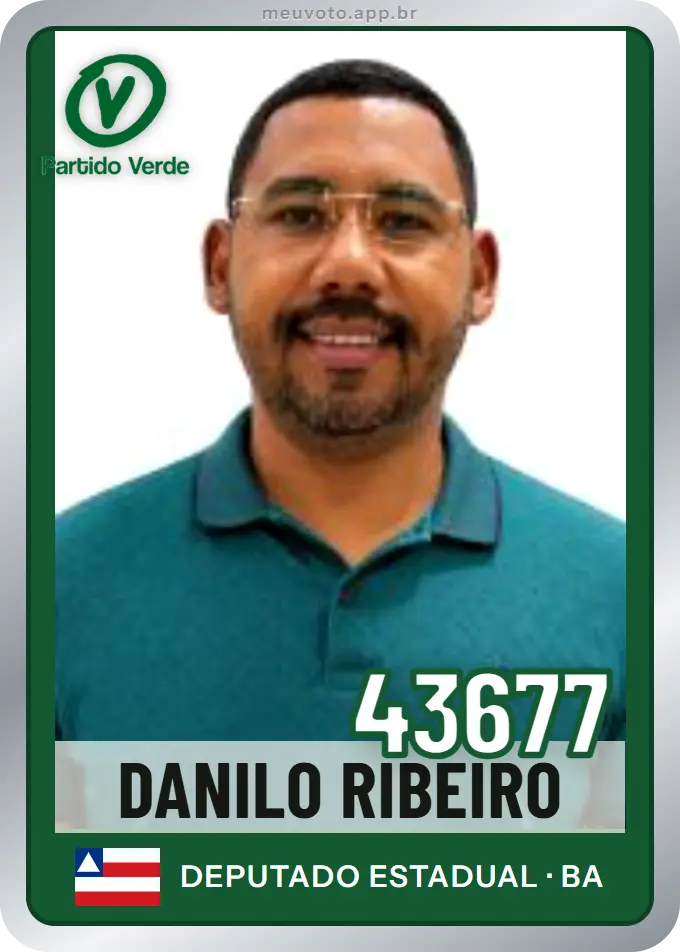 Carta de Danilo Ribeiro, número 43677, PV