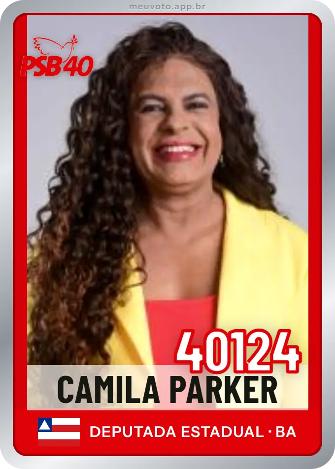 Carta de Camila Parker, número 40124, PSB