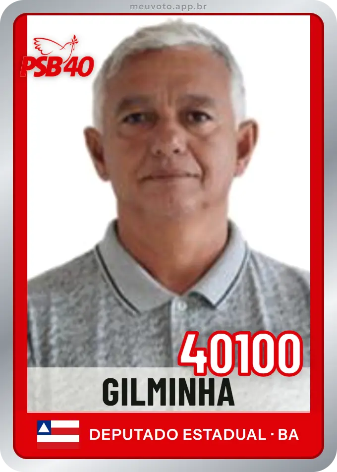 Carta de Gilminha, número 40100, PSB