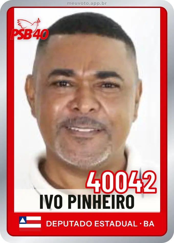 Carta de Ivo Pinheiro, número 40042, PSB