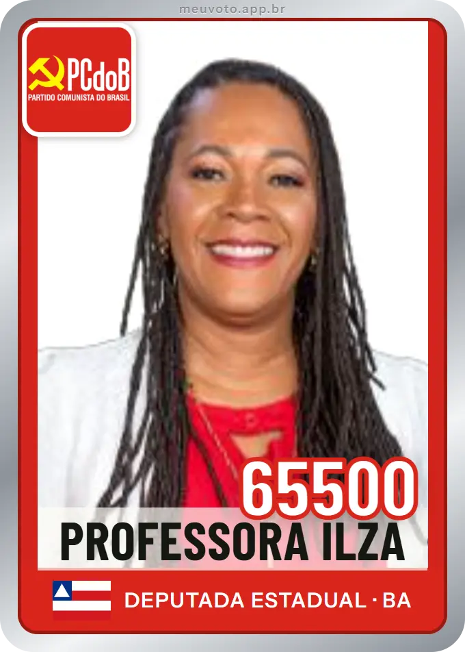 Carta de Professora Ilza, número 65500, PCdoB