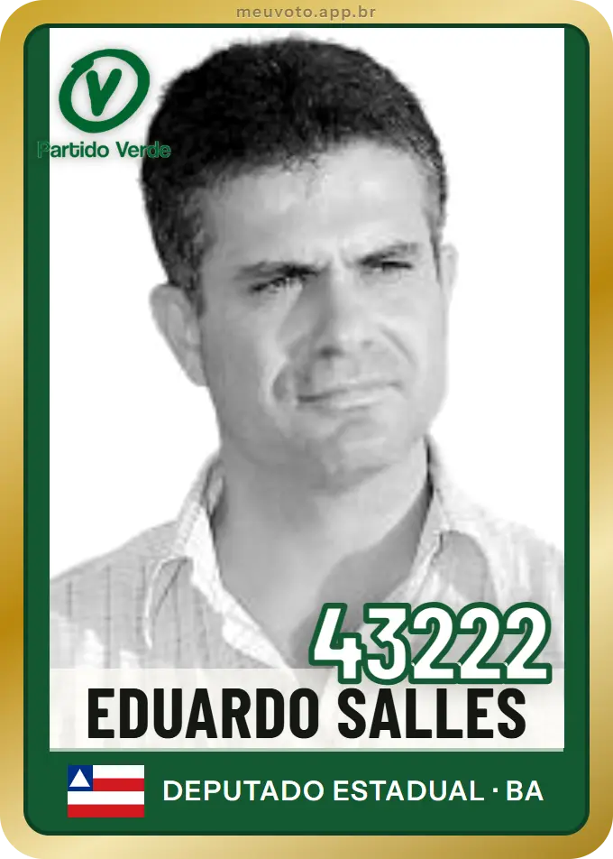 Carta de Eduardo Salles, número 43222, PV