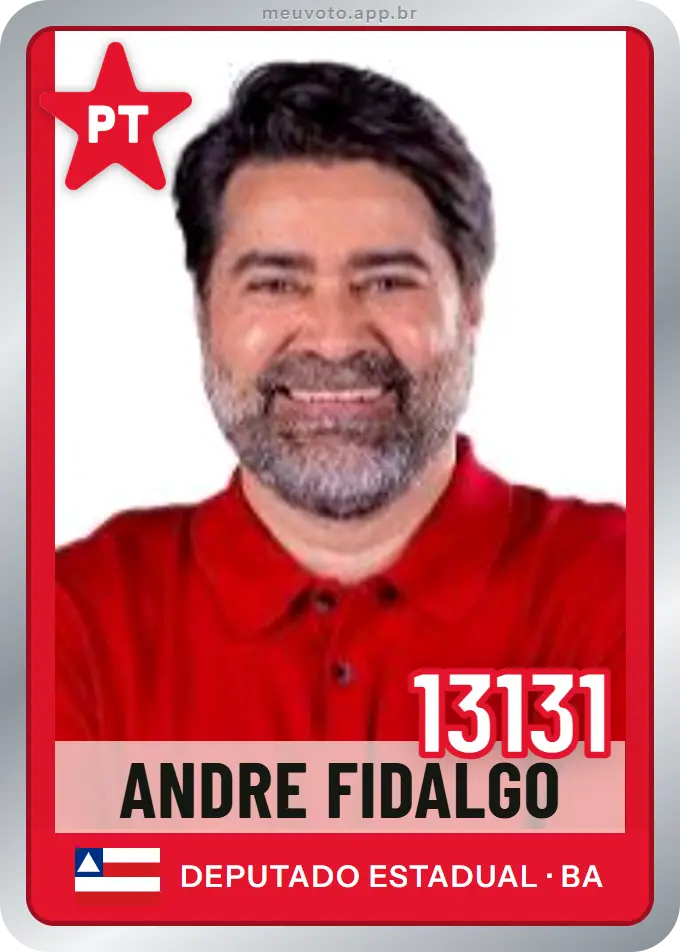 Carta de Andre Fidalgo, número 13131, PT