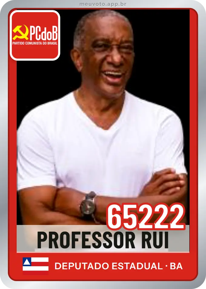 Carta de Professor Rui, número 65222, PCdoB