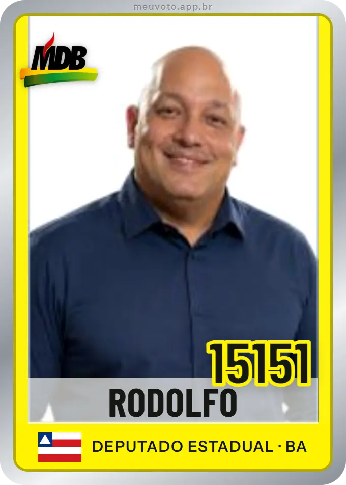 Carta de Rodolfo, número 15151, MDB