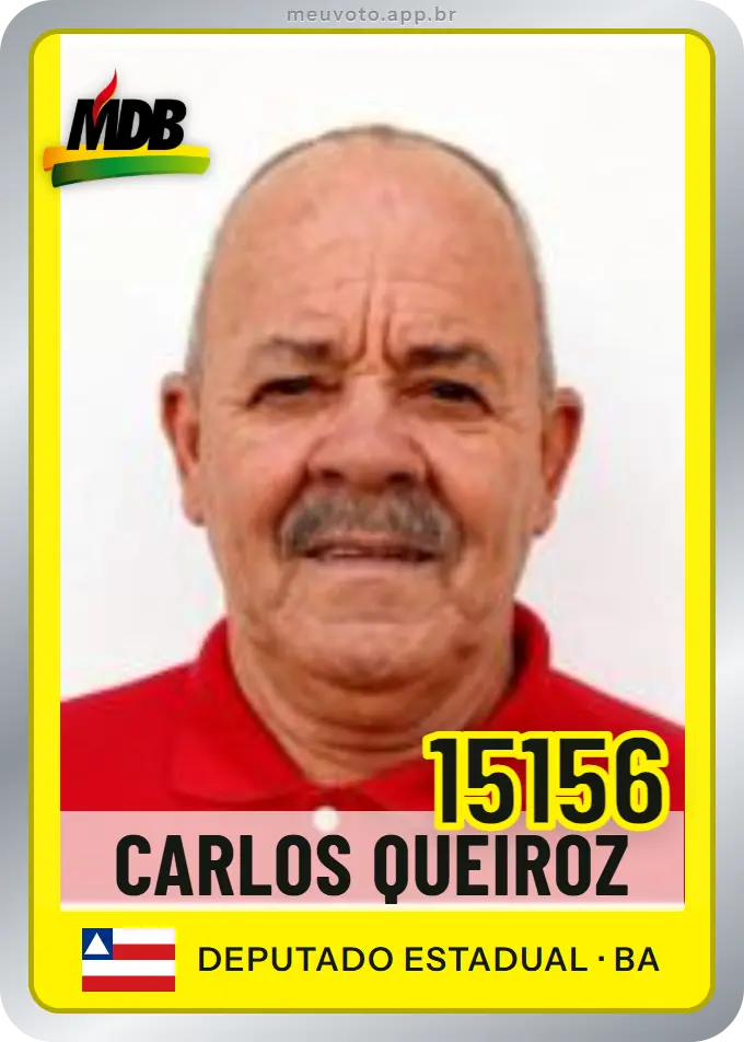 Carta de Carlos Queiroz, número 15156, MDB