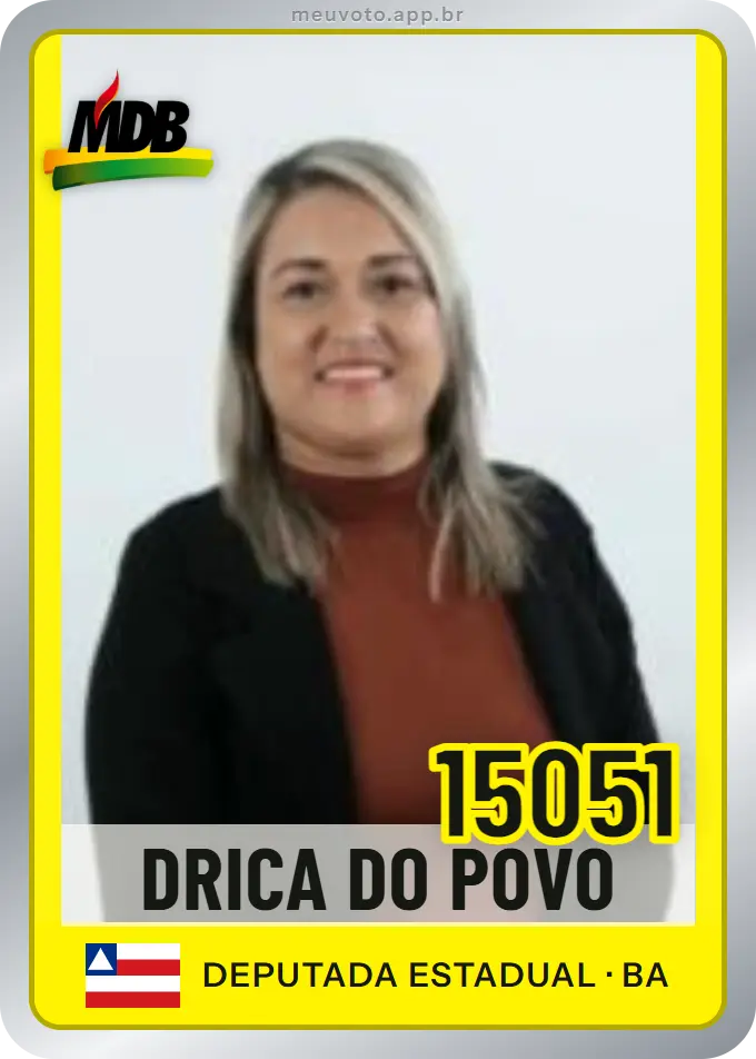 Carta de Drica do Povo, número 15051, MDB