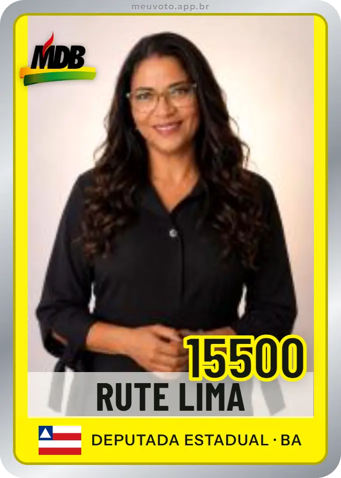 Carta de Rute Lima, número 15500, MDB